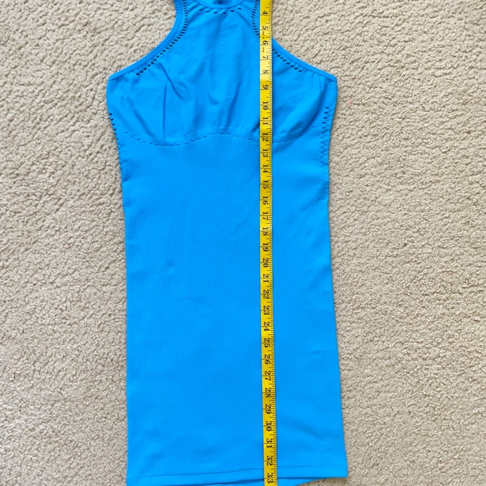 ALO Yoga Sky Blue Racerback Bodycon Dress - Picture 13 of 15